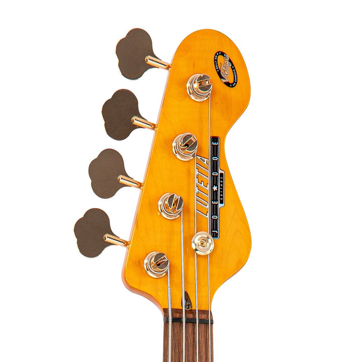 Joe Doe 'Lutetia' Bass Guitar by Vintage ~ Blueburst with Case - Ev - Entz Music
