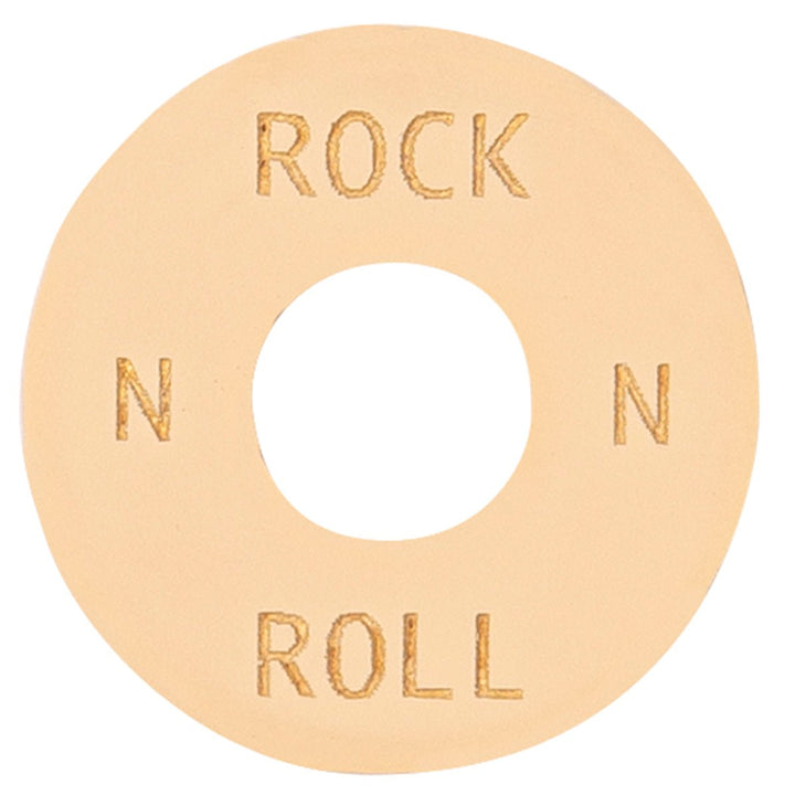 Joe Doe Poker Chip Toggle Switch Surround ~ Aged White ~ Rock/Roll - Ev - Entz Music