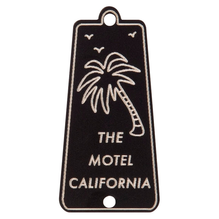 Joe Doe Tribute Truss Rod Cover ~ Aged Black ~ Motel California - Ev - Entz Music