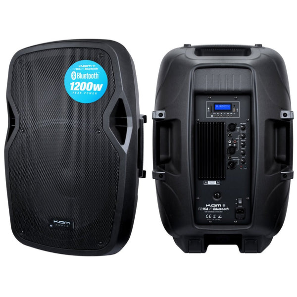 KAM 15" Active Speaker with Bluetooth® ~ 1200w - Ev - Entz Music