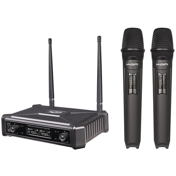 KAM Dual Microphone Fixed - Channel System - Ev - Entz Music