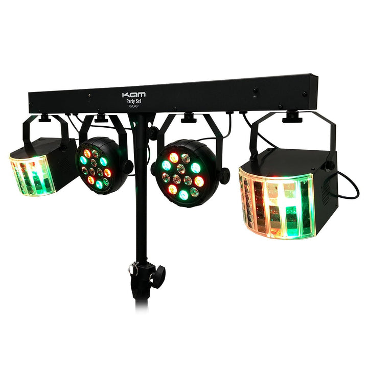 Kam Party Set ~ Inc lights, stand and carry bags - Ev - Entz Music