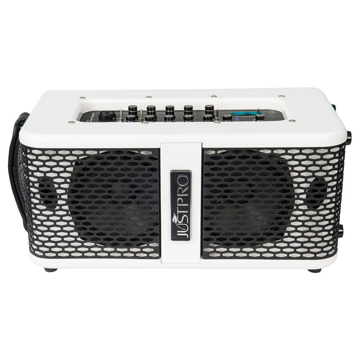 Kinsman 70w Acoustic Amp ~ Mains/Battery Power ~ White - Ev - Entz Music