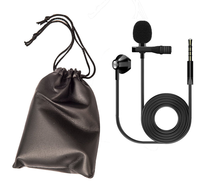 Kinsman Clip - On Lavalier Microphone with Earpiece ~ 3.5mm TRRS Jack - Ev - Entz Music