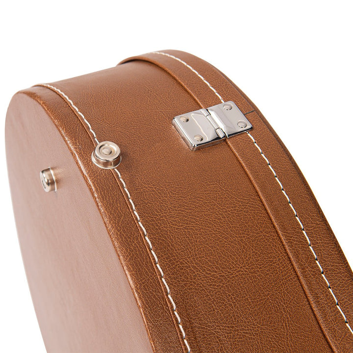 Kinsman Deluxe Hardshell 'Vintage' Arch Top Semi Acoustic Guitar Case - Ev - Entz Music