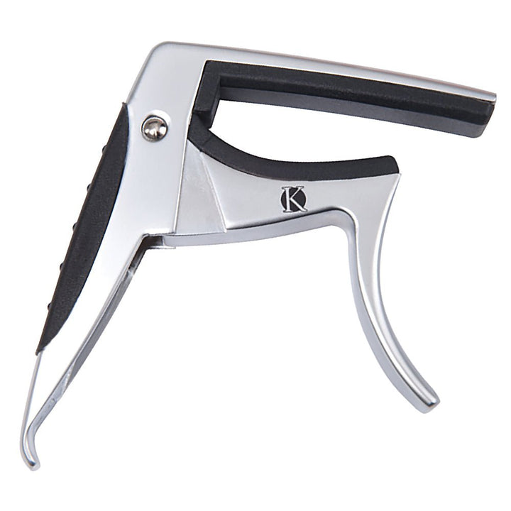 Kinsman Electric /Acoustic Curved Guitar Capo ~ Silver - Ev - Entz Music
