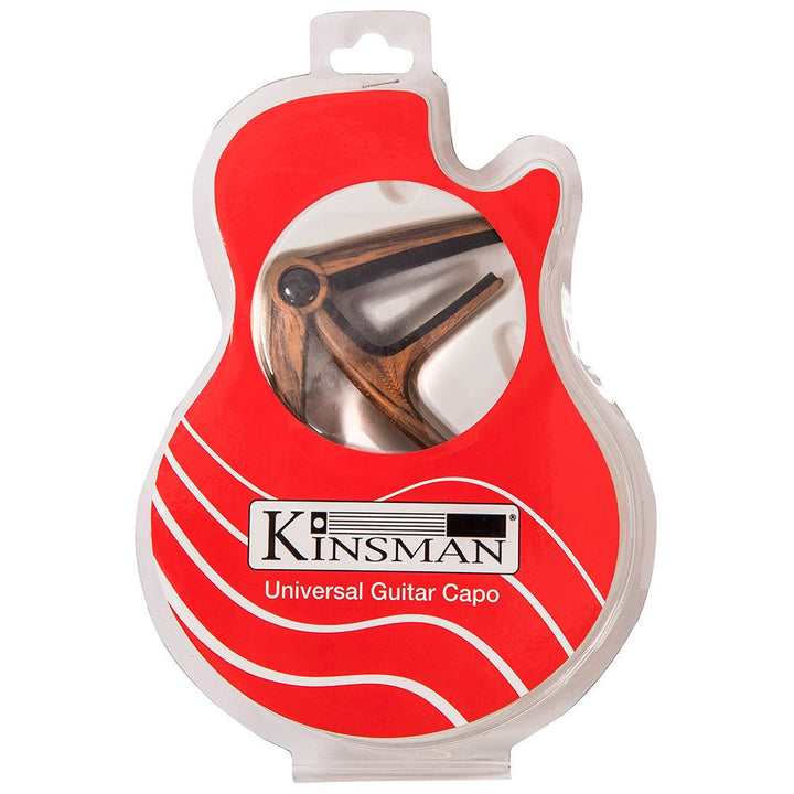 Kinsman Guitar Capo ~ Multi Sapele - Ev - Entz Music