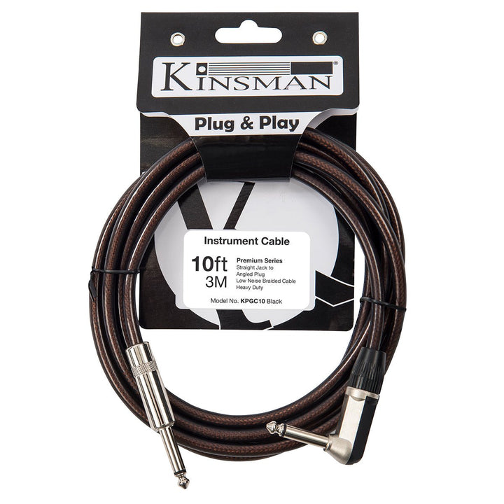 Kinsman Premium Instrument Cable ~ 10ft/3m - Ev - Entz Music