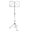 Kinsman Premium Series Deluxe Music Stand + Bag ~ Chrome - Ev - Entz Music