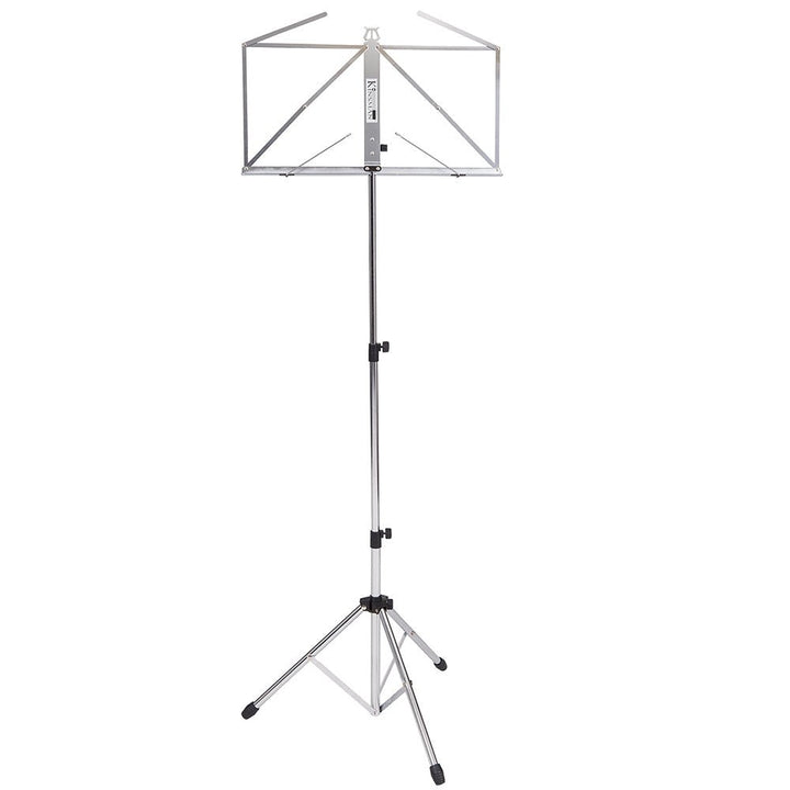Kinsman Premium Series Deluxe Music Stand + Bag ~ Chrome - Ev - Entz Music