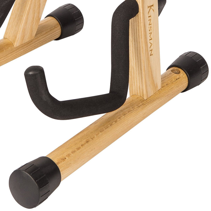 Kinsman Premium Series Wooden A - Frame Ukulele / Junior Guitar / Violin Stand - Ev - Entz Music