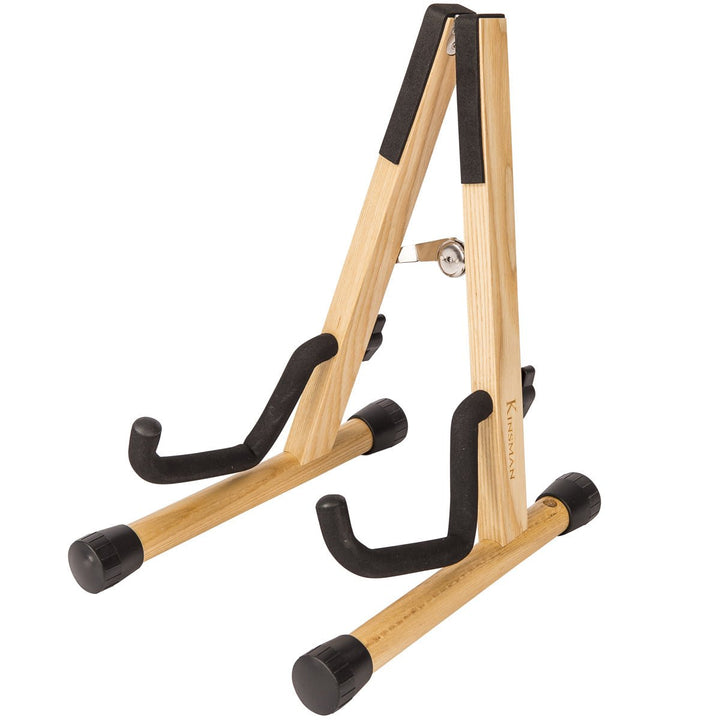 Kinsman Premium Series Wooden A - Frame Ukulele / Junior Guitar / Violin Stand - Ev - Entz Music