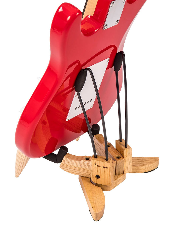 Kinsman Premium Series Wooden Electric Guitar/Mandolin/Closed Back Banjo Stand - Ev - Entz Music