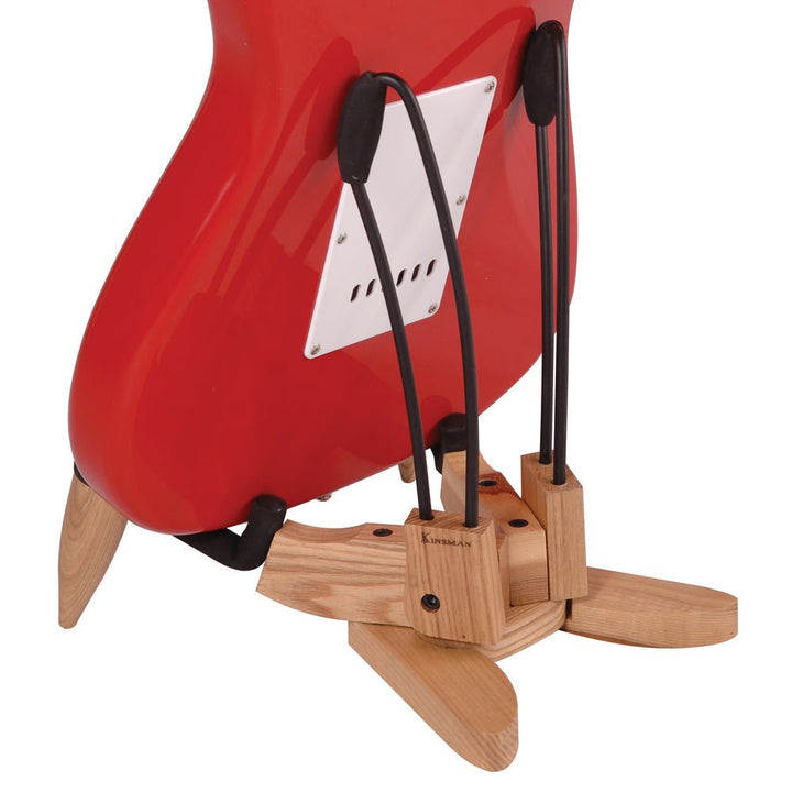Kinsman Premium Series Wooden Electric Guitar/Mandolin/Closed Back Banjo Stand - Ev - Entz Music