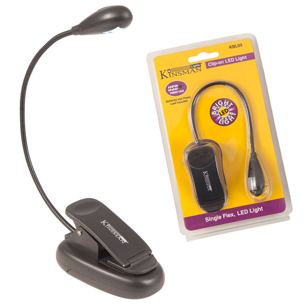 Kinsman Single Flex 1 - LED Light ~ Black - Ev - Entz Music