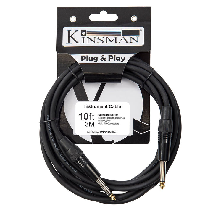 Kinsman Standard Instrument Cable ~ 10ft/3m - Ev - Entz Music