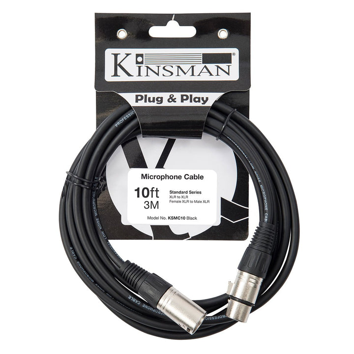 Kinsman Standard Microphone Cable ~ 10ft/3m - Ev - Entz Music