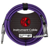 KIRLIN 10FT ANGLED CABLE - PURPLE