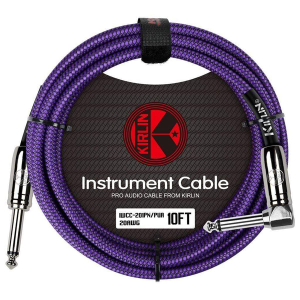 KIRLIN 10FT ANGLED CABLE - PURPLE