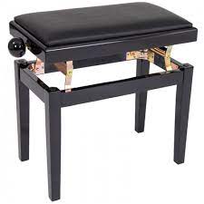 Kinsman Adjustable piano bench, Satin Black