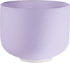 MEINL Sonic Energy Amethyst Crystal Singing Bowl, frosted, 8" / 20 cm, Note B4, Crown Chakra - Ev - Entz Music