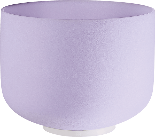 MEINL Sonic Energy Amethyst Crystal Singing Bowl, frosted, 8" / 20 cm, Note B4, Crown Chakra - Ev - Entz Music