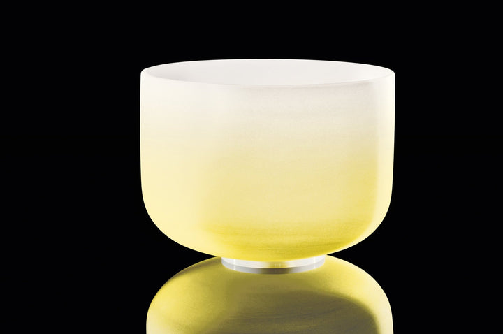 MEINL Sonic Energy Crystal Singing Bowl, color - frosted, 12" / 30 cm, Note E4, Solarplexus Chakra - Ev - Entz Music