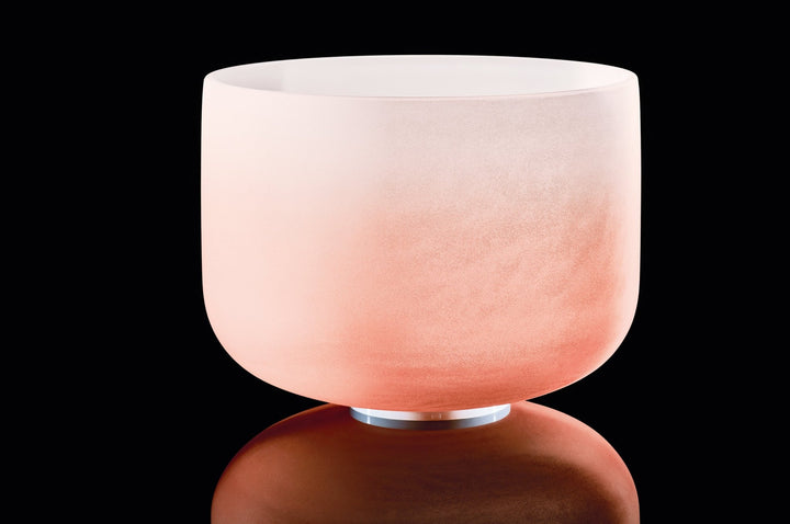 MEINL Sonic Energy Crystal Singing Bowl, color - frosted, 13" / 33 cm, Note D4, Sacral Chakra - Ev - Entz Music