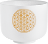 MEINL Sonic Energy Crystal Singing Bowl, Flower of Life 128 Hz, 8" / 20 cm - Ev - Entz Music