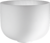 MEINL Sonic Energy Crystal Singing Bowl, white - frosted, 12" / 30 cm, Note E4, Solarplexus Chakra - Ev - Entz Music