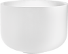 MEINL Sonic Energy Crystal Singing Bowl, white - frosted, 14" / 35 cm, Note G3, Throat Chakra - Ev - Entz Music