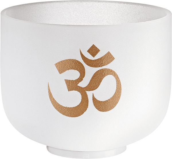 MEINL Sonic Energy Crystal Singing Bowl, white - frosted, 8" / 20 cm, Note C5, OM - Ev - Entz Music