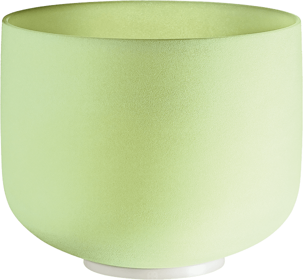 MEINL Sonic Energy Emerald Crystal Singing Bowl, frosted, 10" / 25 cm, Note F4, Heart Chakra - Ev - Entz Music