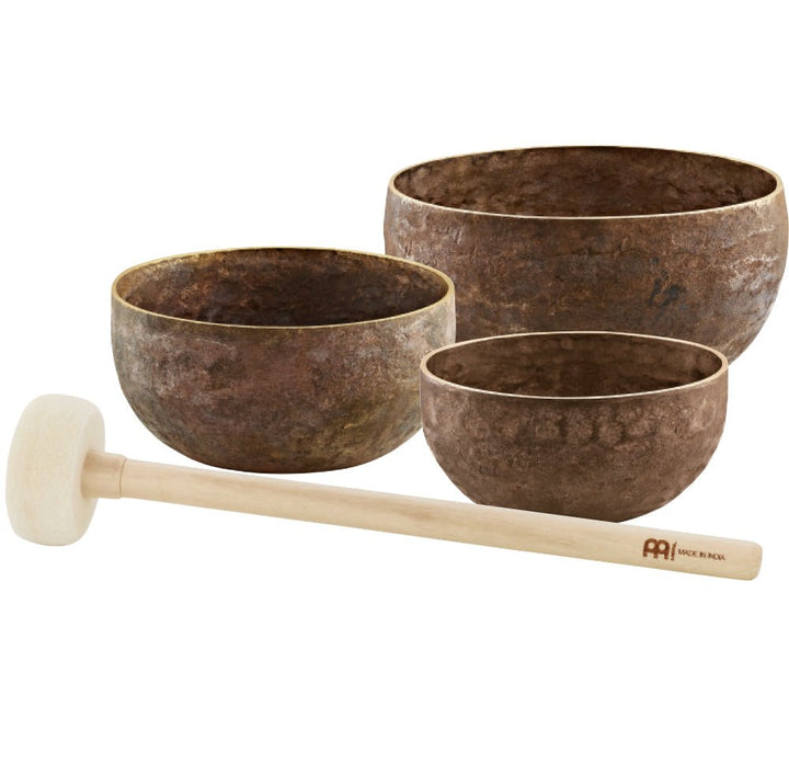 Meinl Sonic Energy Origin Series Singing Bowl Set – 3 - Piece Handcrafted Sound Healing Set - Ev - Entz Music