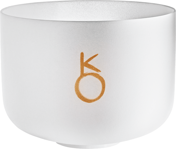 MEINL Sonic Energy Planetary Tuned Crystal Singing Bowl, 12" / 30 cm, Chiron 172.86 Hz - Ev - Entz Music