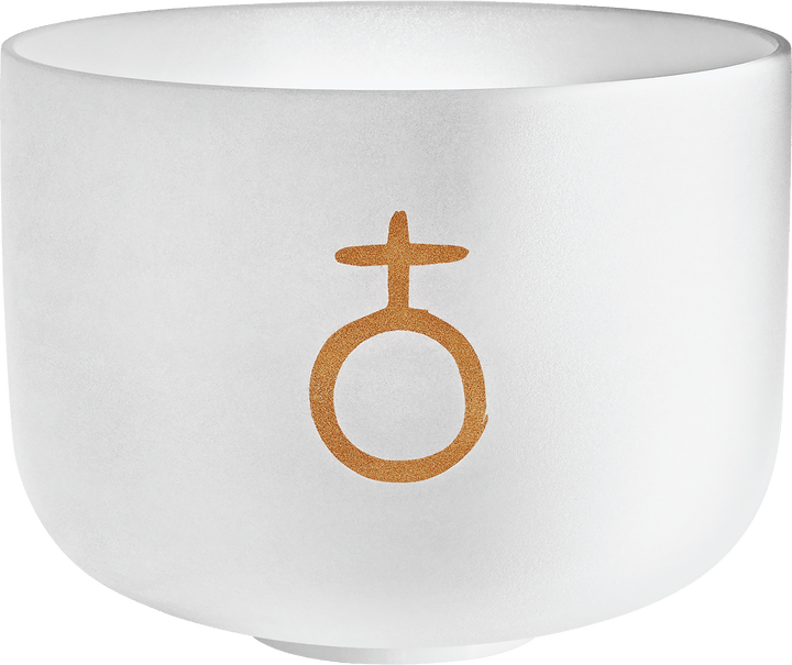 MEINL Sonic Energy Planetary Tuned Crystal Singing Bowl, 12" / 30 cm, Earth - Year / Om 136.10 Hz, Heart Chakra - Ev - Entz Music