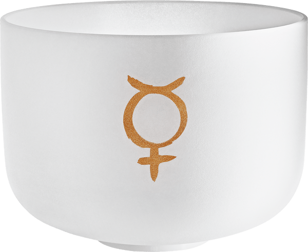 MEINL Sonic Energy Planetary Tuned Crystal Singing Bowl 12" / 30 cm, Mercury 141.27 Hz, Throat Chakra - Ev - Entz Music