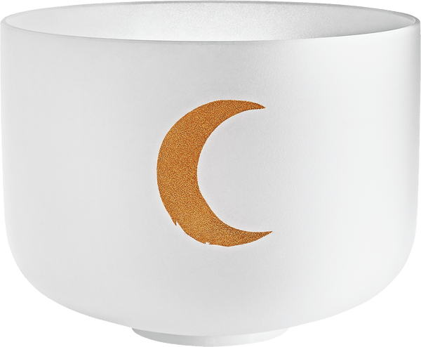 MEINL Sonic Energy Planetary Tuned Crystal Singing Bowl 12" / 30 cm, Synodic Moon 210.42 Hz, Sacral Chakra - Ev - Entz Music
