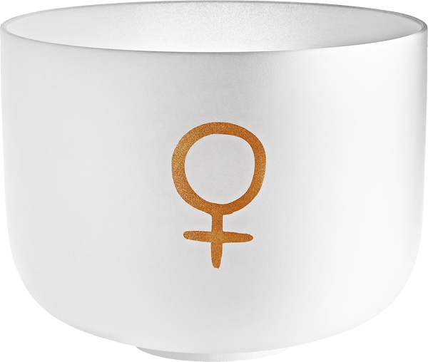 MEINL Sonic Energy Planetary Tuned Crystal Singing Bowl, 12" / 30 cm, Venus 221.23 Hz, Brow Chakra - Ev - Entz Music