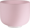 MEINL Sonic Energy Rose Quartz Crystal Singing Bowl, frosted, 10" / 25 cm, Note F4, Heart Chakra - Ev - Entz Music
