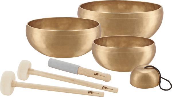 MEINL Sonic Energy Singing Bowl Set - COSMOS SERIES - Consists of: 4 Singing Bowls - Ev - Entz Music