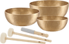 MEINL Sonic Energy Singing Bowl Set - ENERGY SERIES (3 Bowls) - Handcrafted for Sound Therapy - Ev - Entz Music