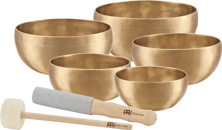 MEINL Sonic Energy Singing Bowl Set - UNIVERSAL SERIES - Consists of: 5 Singing Bowls - Ev - Entz Music