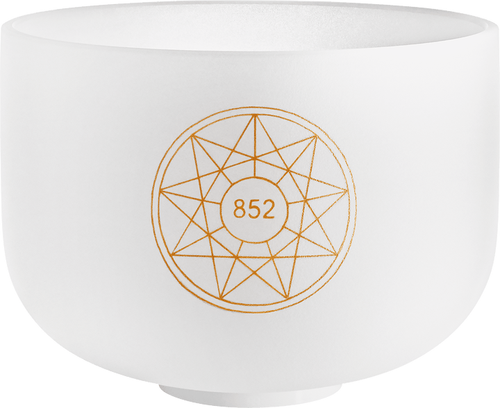 MEINL Sonic Energy Solfeggio Crystal Singing Bowl, La 852 Hz, 10" / 25 cm, Brow Chakra - Ev - Entz Music