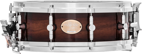 Majestic Prophonic walnut concert snare drum - 14"x4"