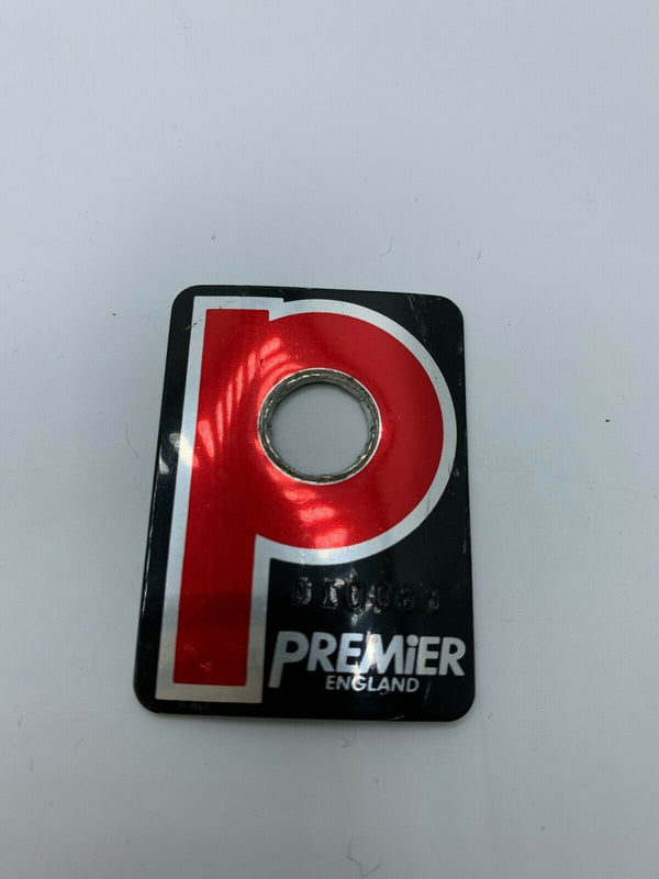 Premier Drum Badge 1980s