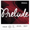 D'Addario Prelude Violin String Set - 4/4 Scale, Medium Tension - Warm, Durable Sound for Students