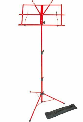 Lawrence lightweight folding music stand - Red