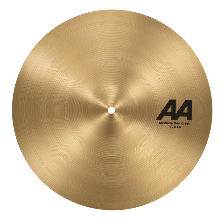 SABIAN 16" AA Medium Thin Crash - Ev - Entz Music