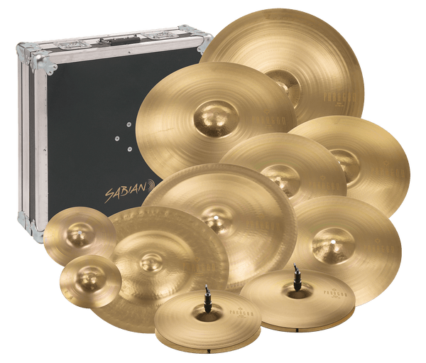 SABIAN Paragon Neil Peart Complete Set Brilliant Finish w/ Flight - Ev - Entz Music